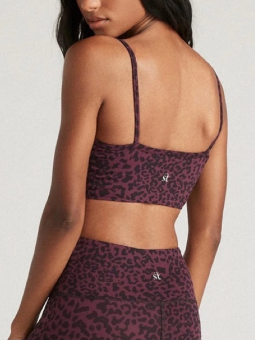 strut-this Rocky Bra in Ruby Cheetah - Picture 3 of 4